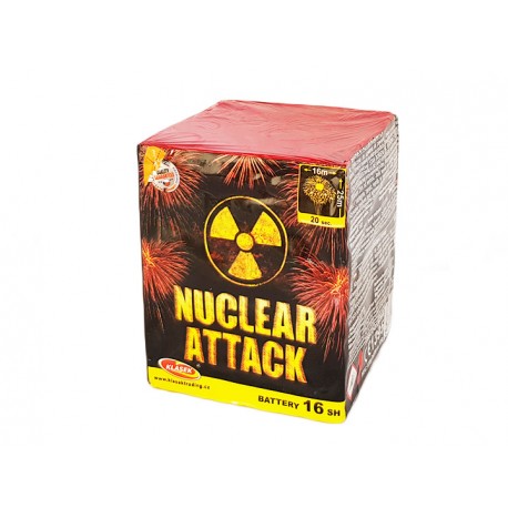 Kompaktní ohňostroj NUCLEAR ATTACK 16 ran 20mm