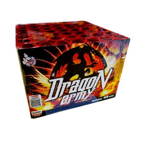 Kompaktní ohňostroj DRAGON ARMY 49 ran 20mm