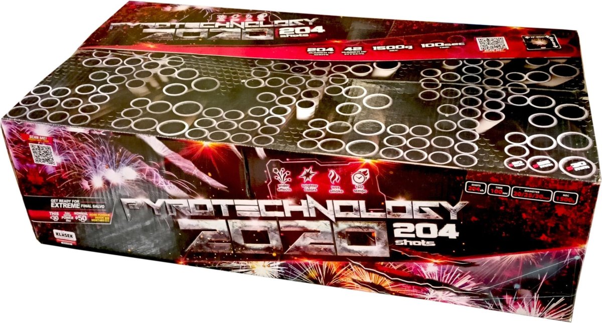 Ohňostroj PYROTECHNOLOGY 204 ran 20/25/30mm