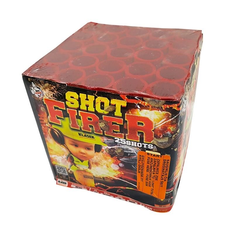 Kompaktní ohňostroj STŘELMISTR 25 ran 20mm
