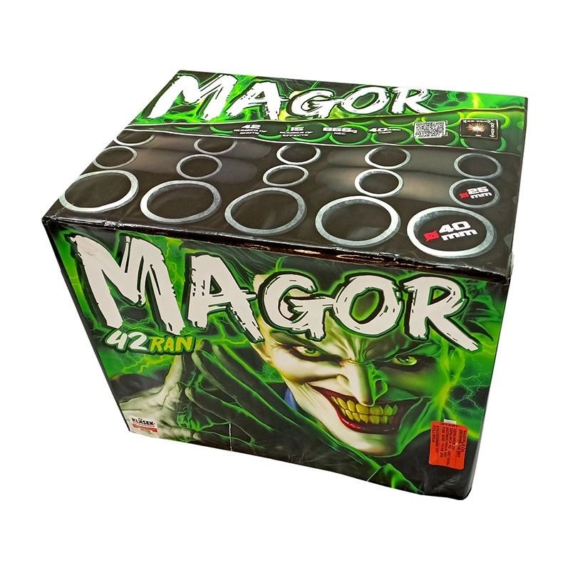 Kompaktní ohňostroj MAGOR 42 ran 25/40mm