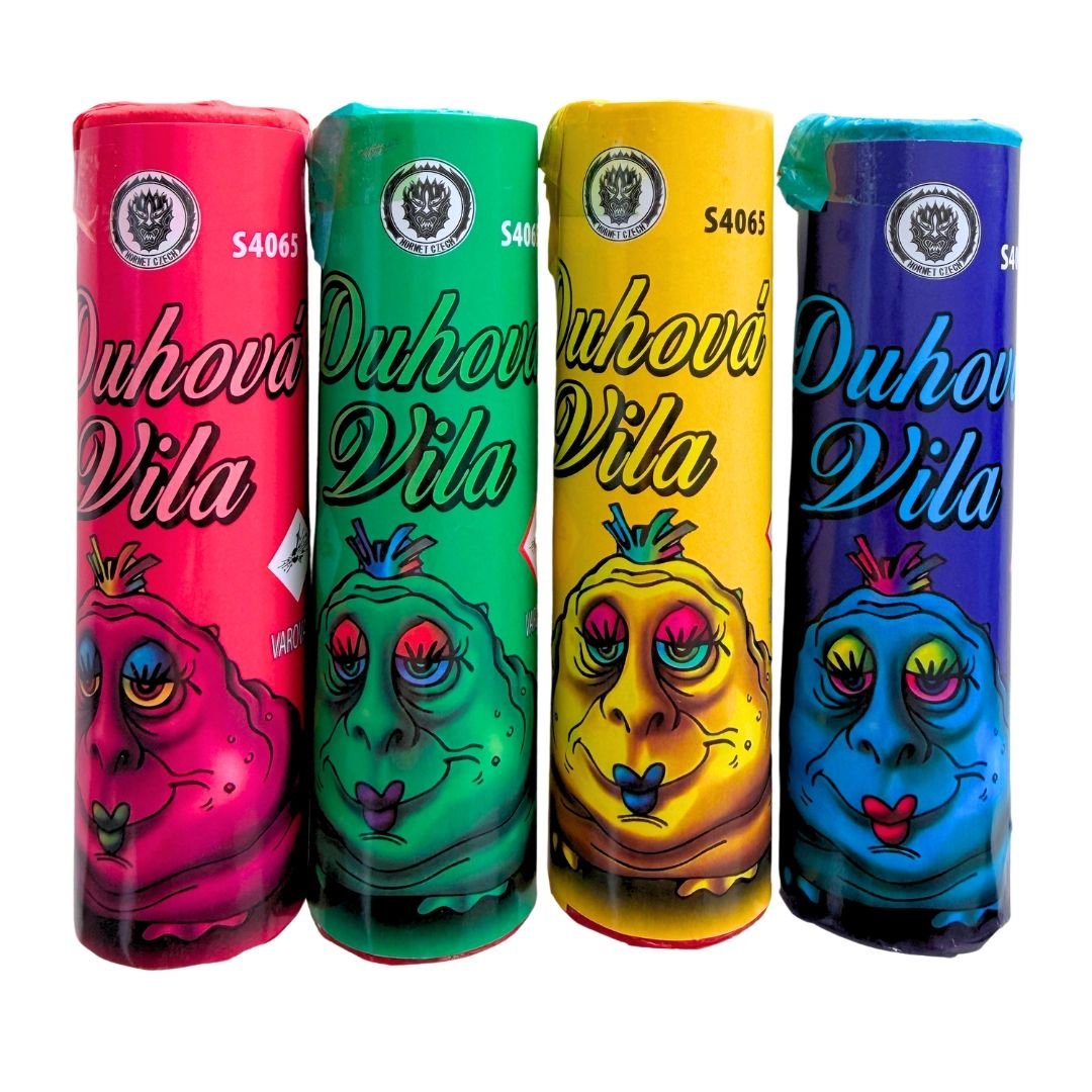 Dýmovnice DUHOVÁ VÍLA 4ks