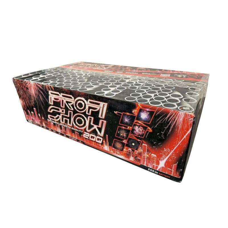 Ohňostroj PROFI SHOW MULTI SHAPE 200 ran 20mm