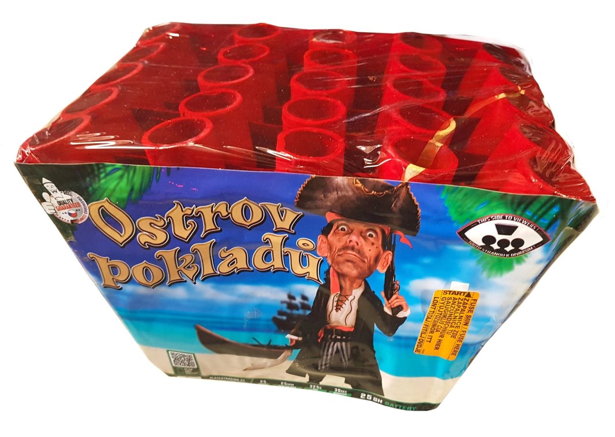 Ohňostroj OSTROV POKLADŮ 25 ran 25mm