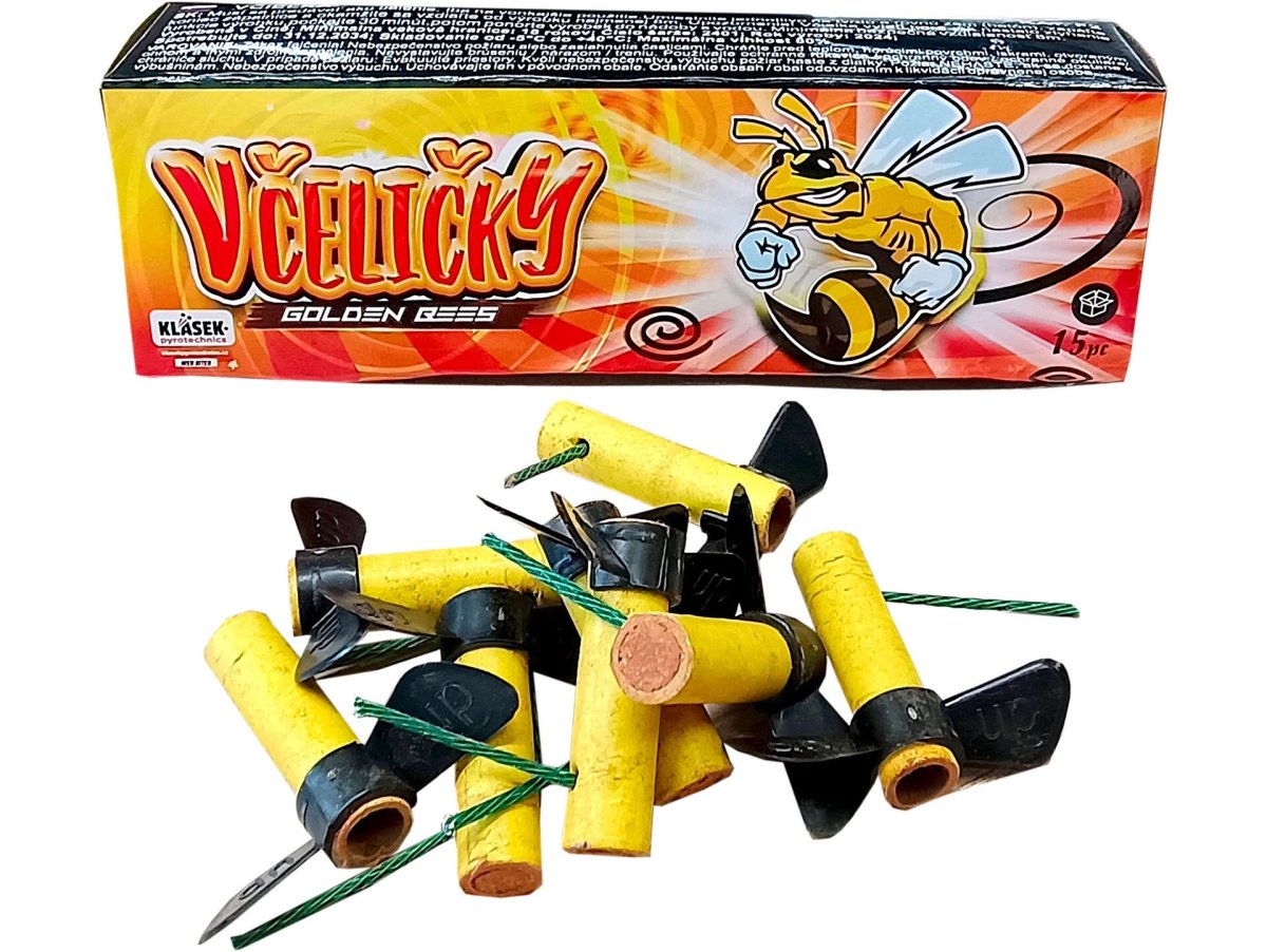 Dětská pyrotechnika VČELIČKY 15ks