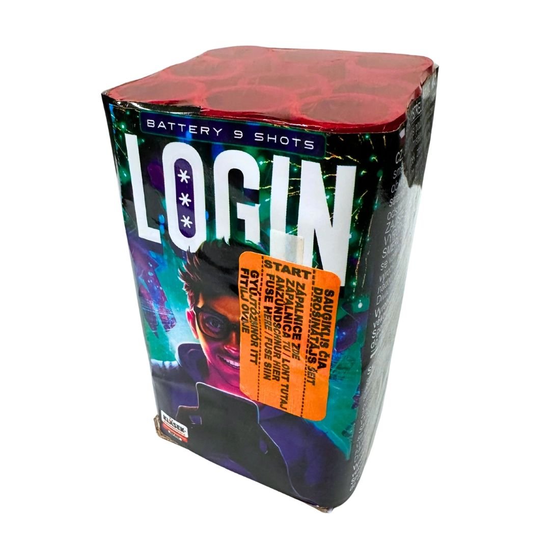 Ohňostroj LUMPÍK / LOGIN 9 ran 20mm