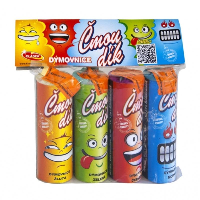 Dýmovnice ČMOUDÍK 4ks