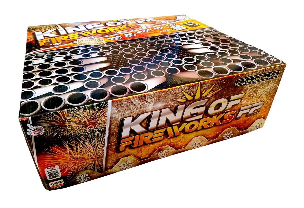 Sestavený ohňostroj KING FIREWORKS 223 ran 20/25/30mm