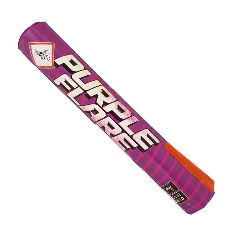 Fotbalová pochodeň FIALOVÁ 1ks