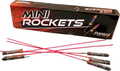 Rakety MINI ROCKETS 50ks