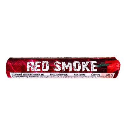 Dýmovnice RED SMOKE 1ks