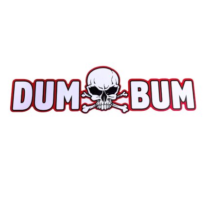 Dekorativní nápis DUMBUM
