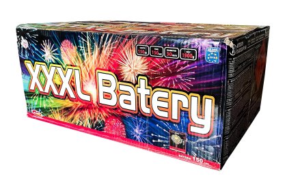 Sestavený ohňostroj XXXL BATERY 150 ran 30mm