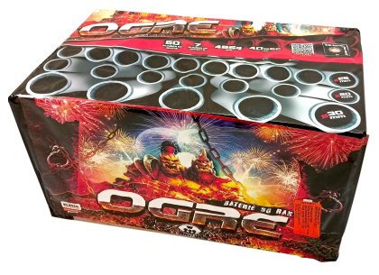 Kompaktní ohňostroj OGRE 50 ran 20/25/30mm