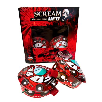 Dětská pyrotechnika SCREAM UFO 4ks