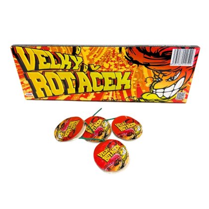 Dětská pyrotechnika VELKÝ ROTÁČEK 12ks